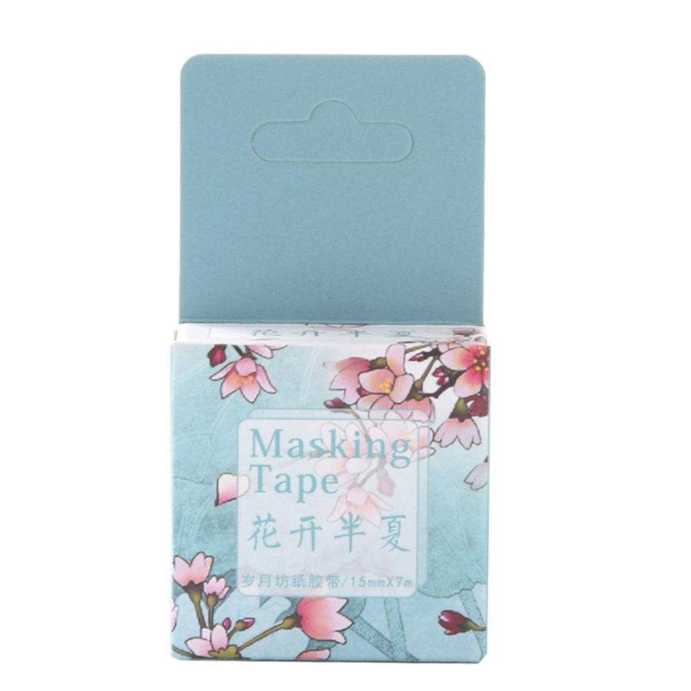 Tearable Washi Tape DIY Scrapbooking Masking Tape Sticker School Office Supply