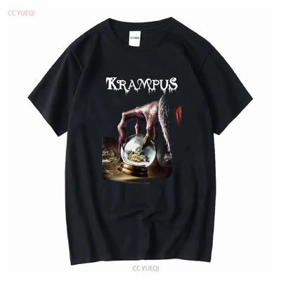 Krampus Filmplakat T-Shirt Weihnachten Horror Lang- oder Kurzarm Vintage Gewaschen Lässig Designer-Kleidung Stilvoll