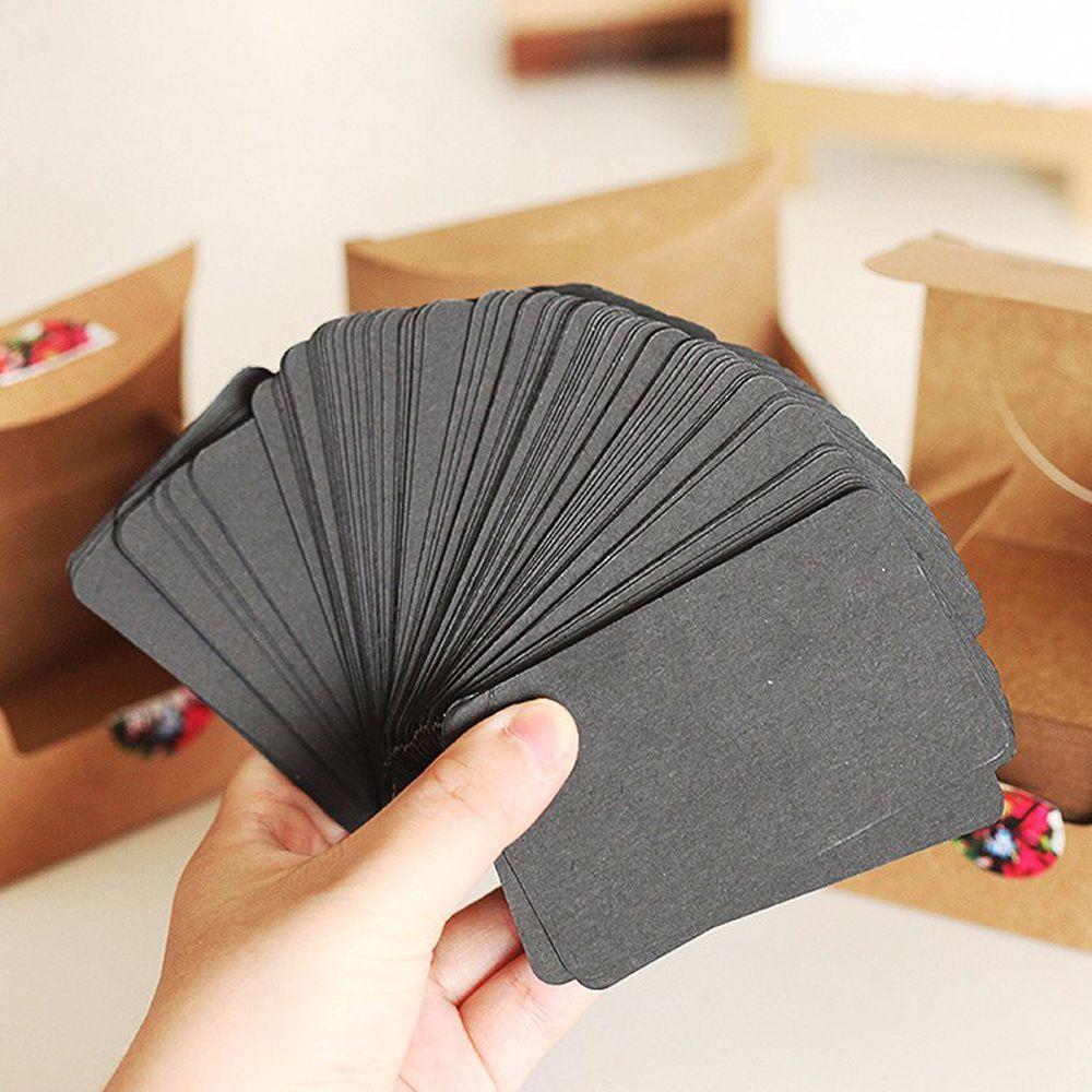 

Sheets/pack Blank Graffiti Word Vintage Greeting Card Kraft Paper 100 Sheets DIY Cards