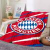 Fc Bayern München Blanket Soft & Cozy Perfect for Bed Picnics Seaside for All Seasons Modern Ideal Gift For Birthday Valentine'S Day