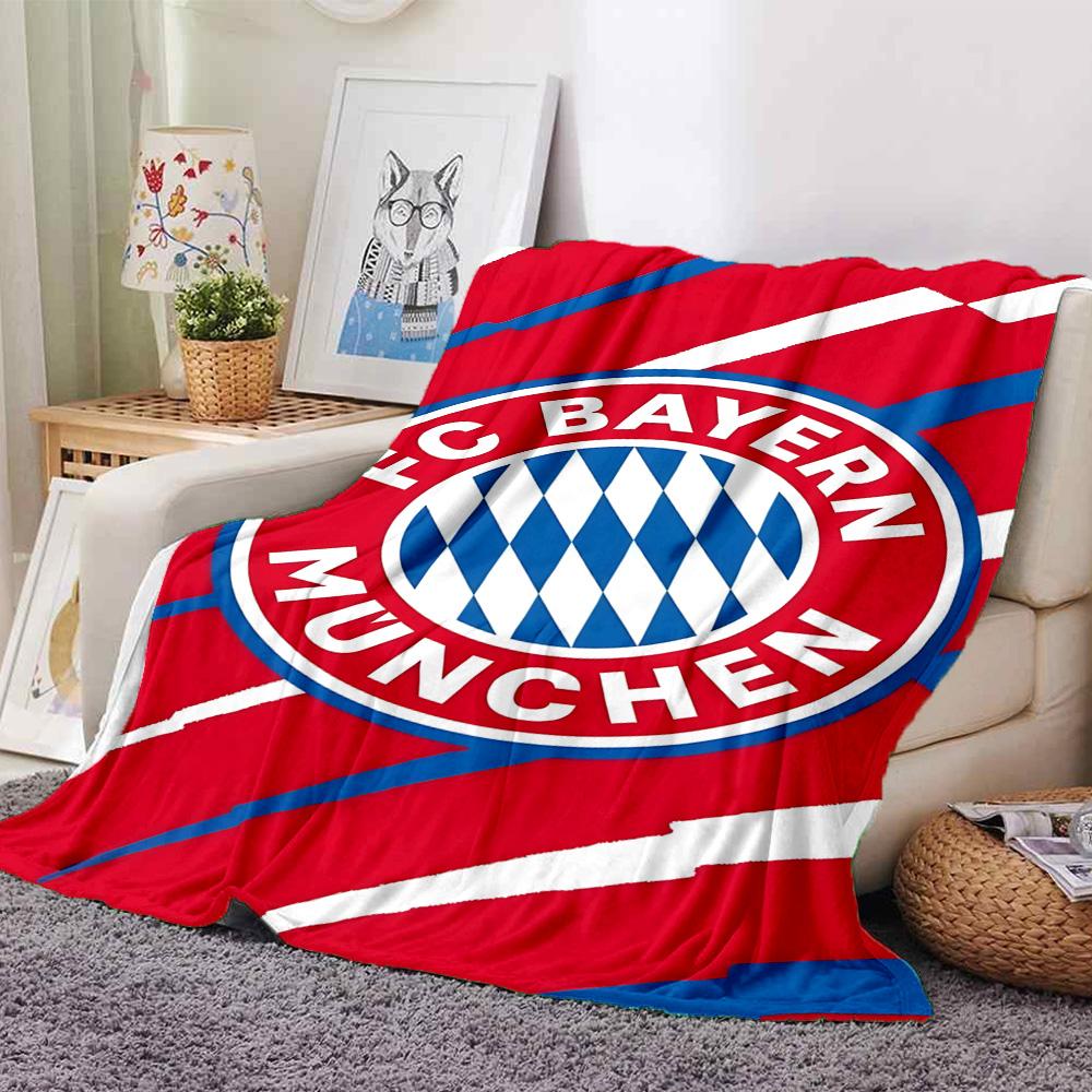 Fc Bayern München Blanket Soft & Cozy Perfect for Bed Picnics Seaside for All Seasons Modern Ideal Gift For Birthday Valentine'S Day