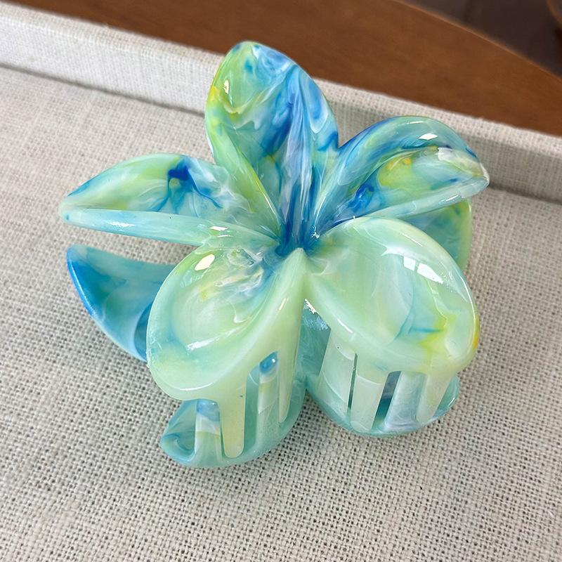Flower Hair Claws Summer Beach Women Travel Hair Clips Bohemian Hairpins Girl Female Fashion Hair Accessories Barrettes Headwear
