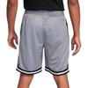 Nike Basketball Shorts With Striped Pattern And Elastic Mid Waist Men Bottoms Gray FN2651-065
