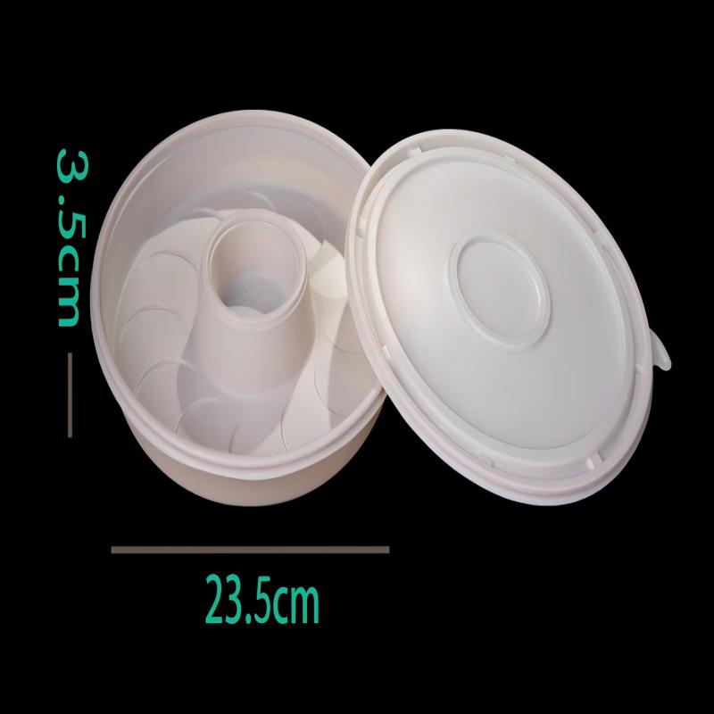 Biologisch abbaubare Take-away-Behälter aus Maisstärke mit Deckeln