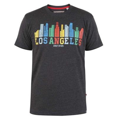 Mens D555 Hemford Skyline Marl Kingsize T-Shirt