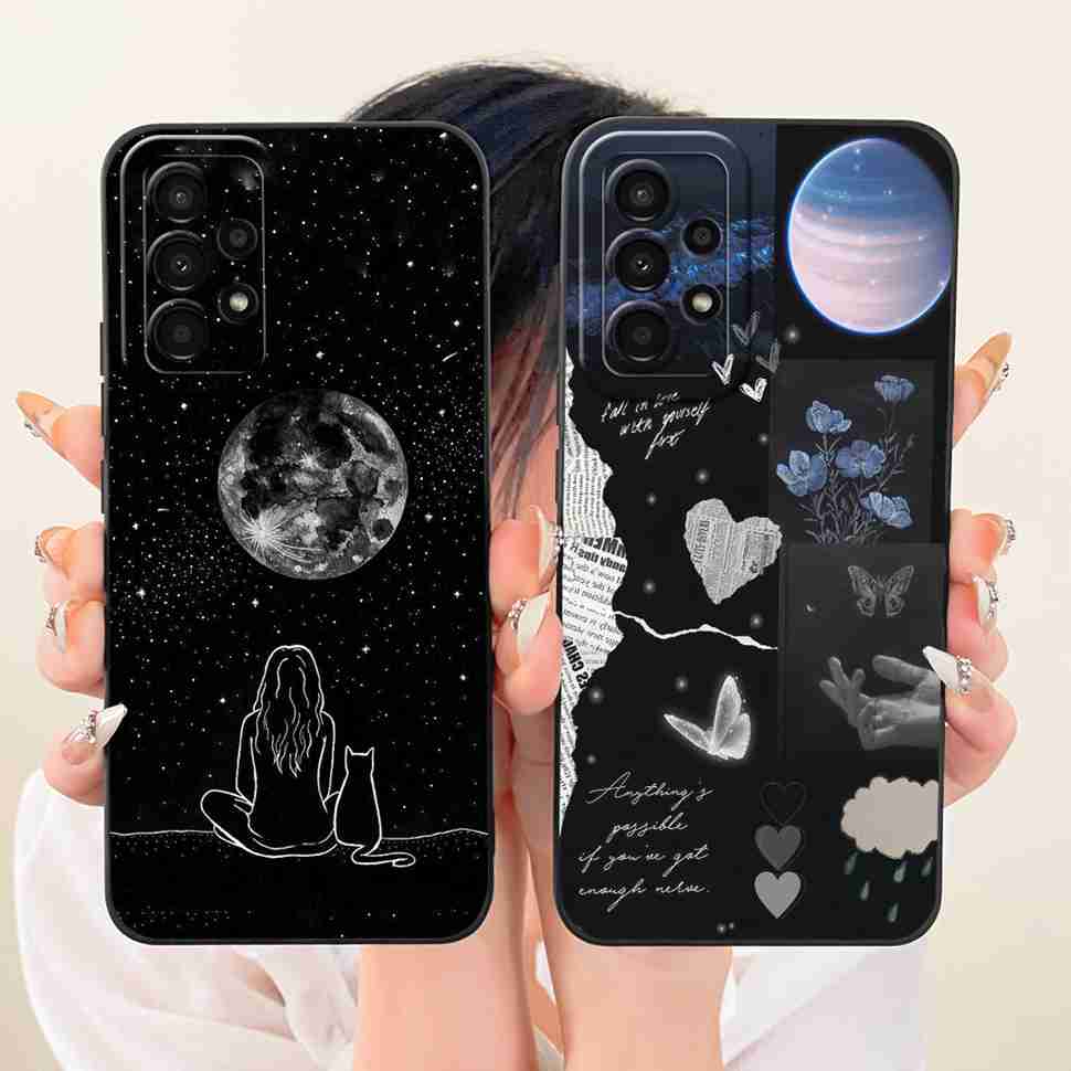 For Samsung A72 Case Rabbit Protector Soft Silicone Case Full Protective For Samsung Galaxy A72 SM-A725F Shockproof Phone Case