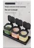 Kitchen Spice Jar Set: Storage Containers for Salt, MSG, and Seasonings