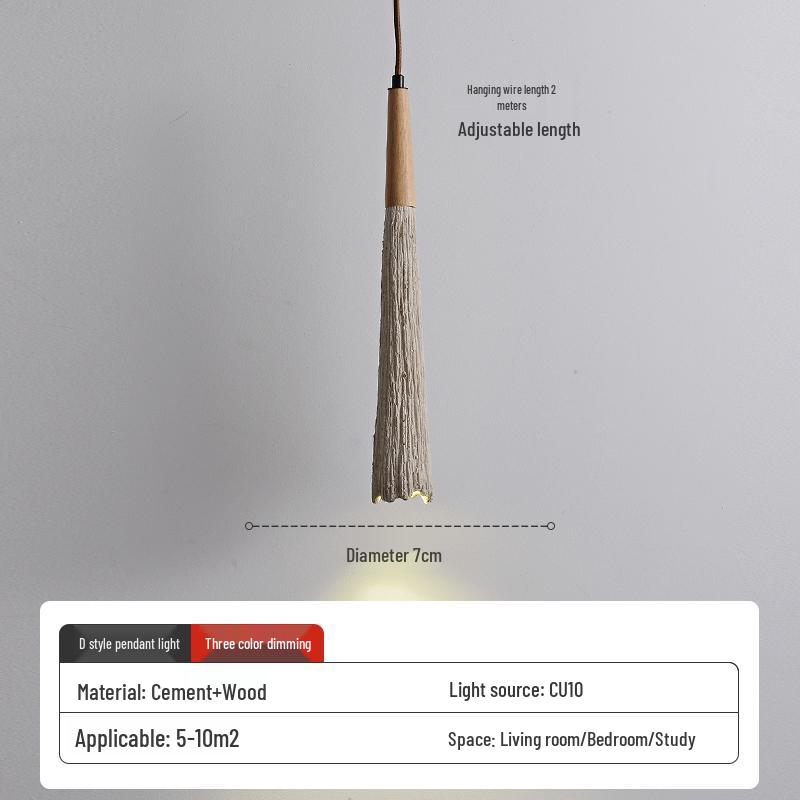 Wabi-Sabi Zen Pendant Light: Retro & Artistic Design for Restaurants, Living Rooms, and Bedrooms