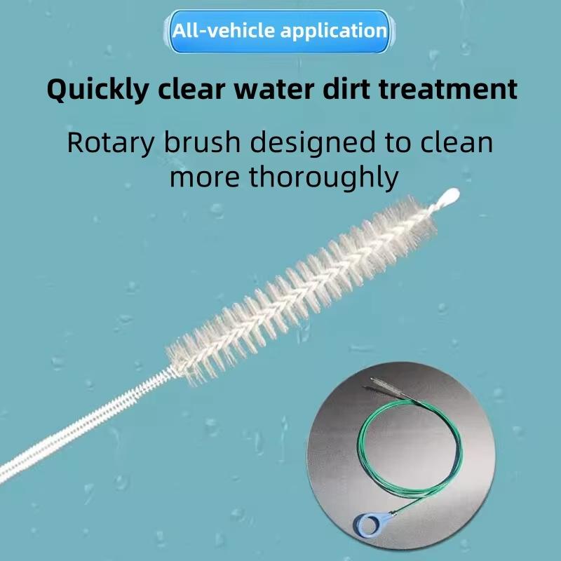 2/3/5m Autoablaufloch-Reiniger Schiebedach-Entwässerungsreinigungsbürste extra lang flexibel Spiralbürste Reinigungswerkzeug Zubehör