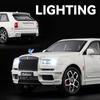 1/20 Rolls Royce SUV Cullinan Legering Lyxig Bilmodell Formgjuten Metallfordon Bilmodell Simulering Ljud och Ljus Leksak för Barn Gåva