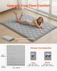 Japanese Tatami Mat, Queen Size Foldable Japanese Tatami Mattress, Futon Mattress with Storage Bag & Fastener, 9-Layer Floor Mat for Sleeping, Dorm,