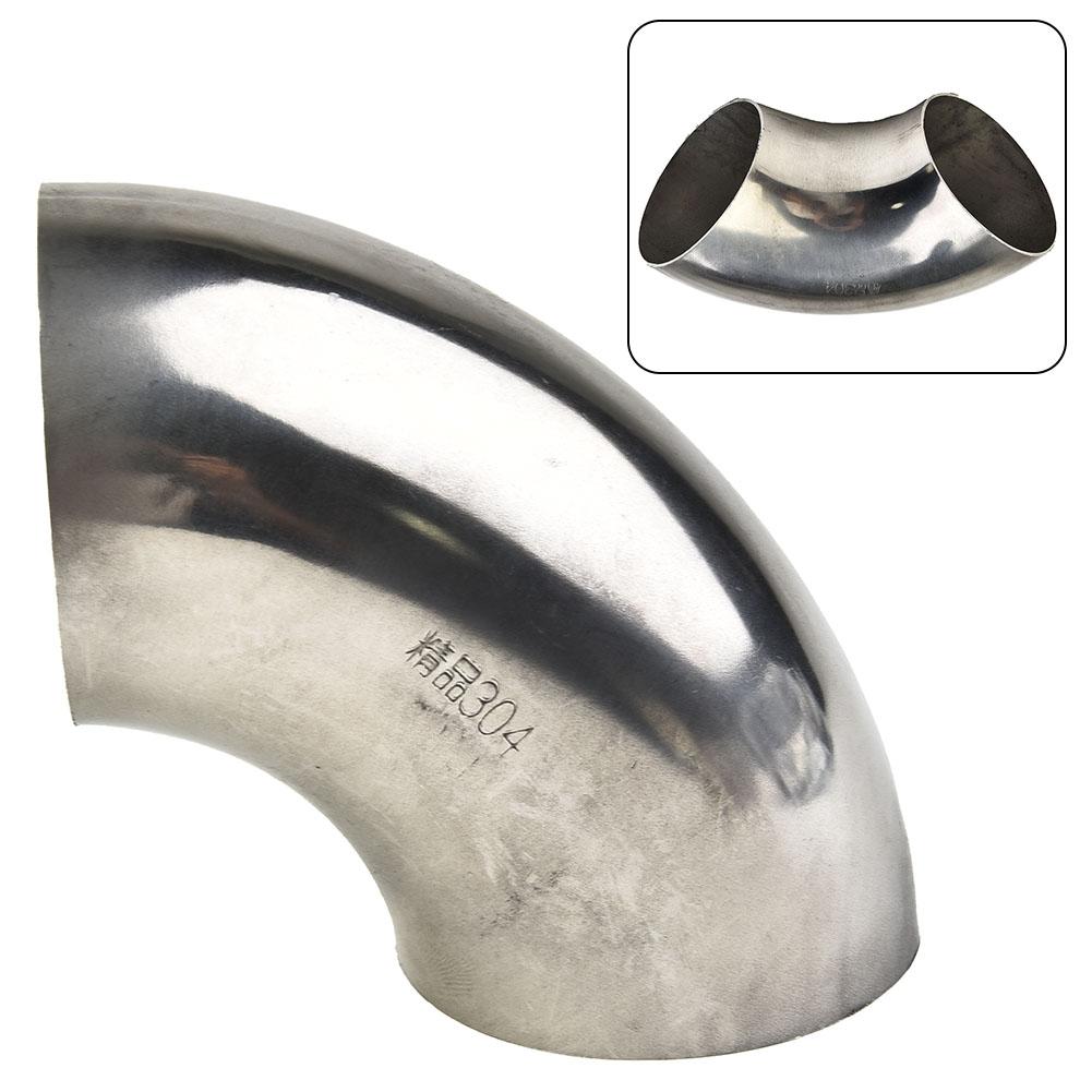 2 Inch/51mm Stainless Steel Exhaust Pipe Weldable Bend Elbow Fittings
