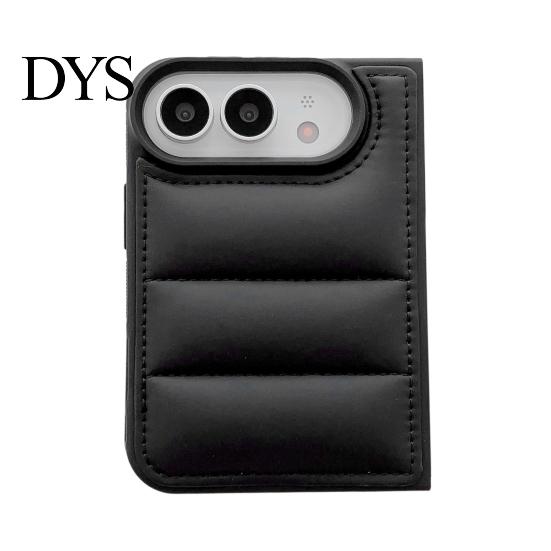 Přesná poloha otvorů Pouzdro Puffer Telefon pro iPhoneDuo, Design péřové bundy Odolný Ochranný Kryt Kryt, Plný Nárazník Nárazuvzdorná Ochrana