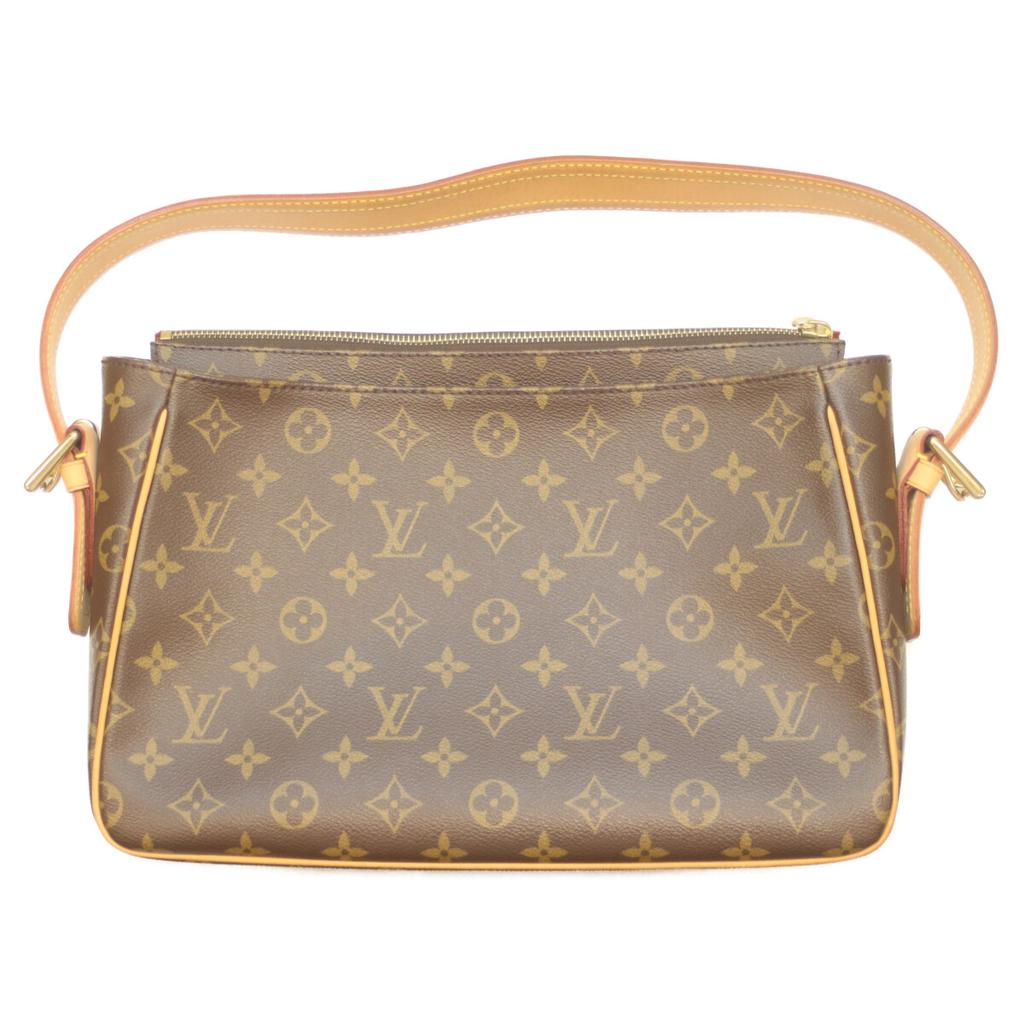 Louis Vuitton M51163 2006 Monogram Viva Cite GM Shoulder Bag BrownUsed