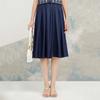 JESSIE Women's Lyocell Pleated Midi Skirt