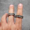 Retro Classical Stainless Steel Rings Punk Fashion Jewelry Gift for Men Women Dropshipping