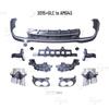 Compatible Rear Lip Tailpipe Dual Exhaust for 15-22 Mercedes-Benz GLC AMG GLC43/63