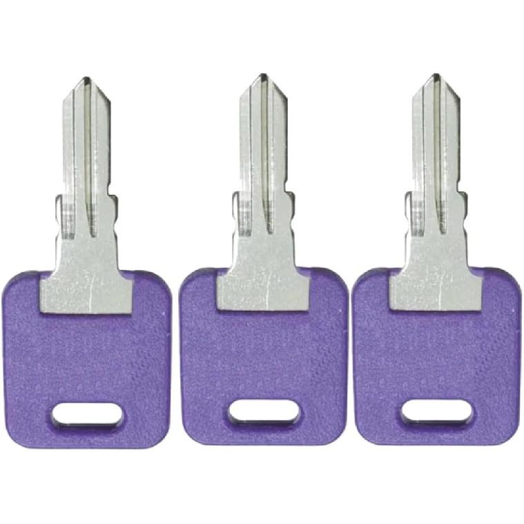 

Unifizz 3 PCS Custom Cut Blank Keys for RV/Camper/Travel Trailer/Fifth Wheel Entry Door & Baggage Door Locks for Global Link RV G301 - G391