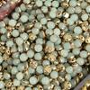 100 Stück 5 mm superkleine Knöpfe goldfarben Zinklegierung runde Schaftknöpfe DIY Handarbeit Puppenzubehör