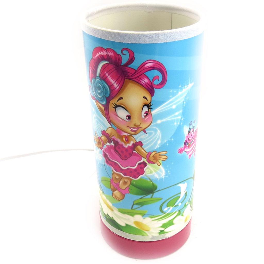 Les Trésors De Lily [K7847] - Zylinderlampe 'Fairy Dreams' rosa blau