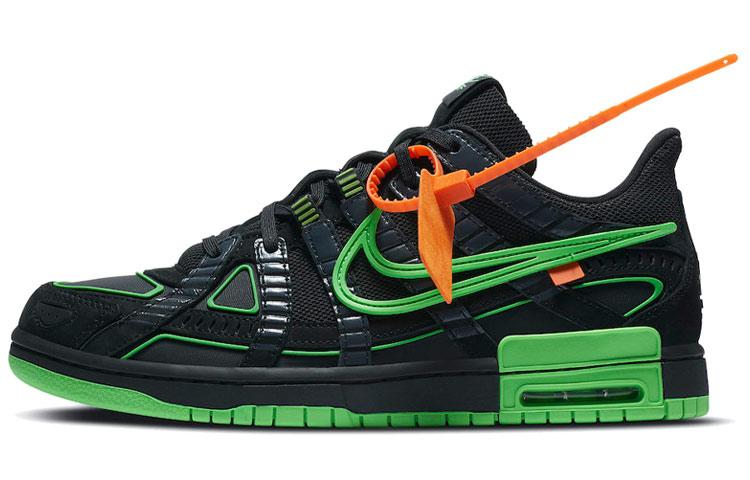 

Nike X Off White Air Rubber Dunk Green Strike CU6015-001 36