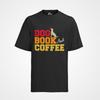 Bio Herren T-Shirt Hunde Spruch Dog Book Coffee Bester Freund Haustier Hund Pet