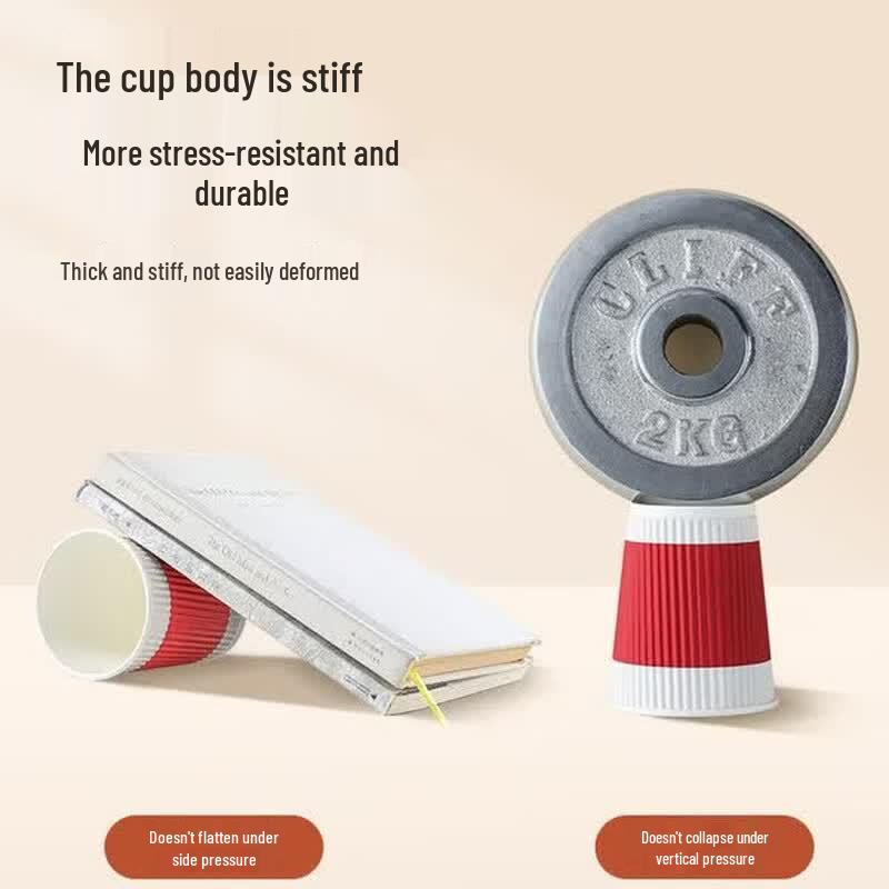 MARYYA Double-Layer Disposable Paper Cups