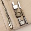 12Sets Metal Zipper Repair4 Sizes Zipper Insertion Pin #3#5#8#10 Zippers Latch Slider Retainer Bottom Stop Zipper