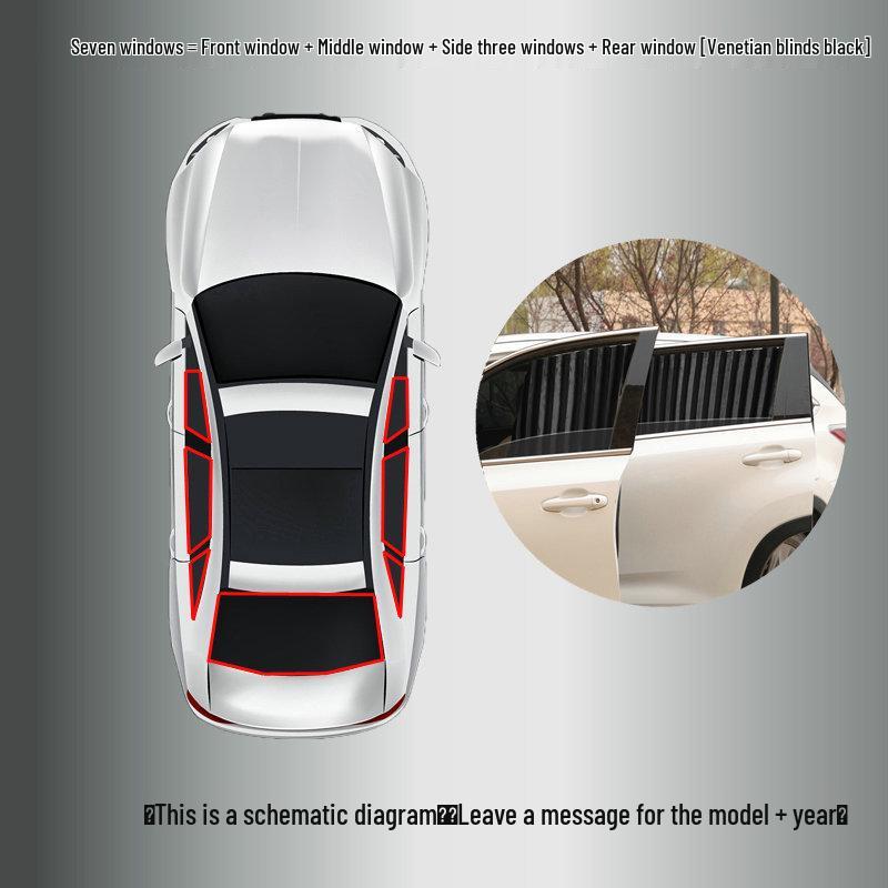 Volkswagen Tiguan L Interior Sunshade Curtain for Heat Insulation and Privacy