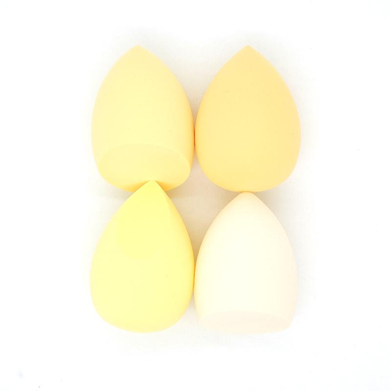 4Pc/Bag Makeup Sponge Powder Puff Dry and Wet Combined Beauty Cosmetic Ball Foundation Powder Puff Bevel Cut Make Up Sponge Tool