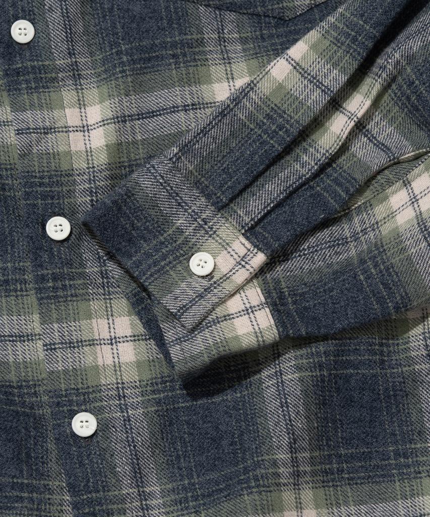 Wogseuaenko Outdoor Camp Check Shirt (Navy)