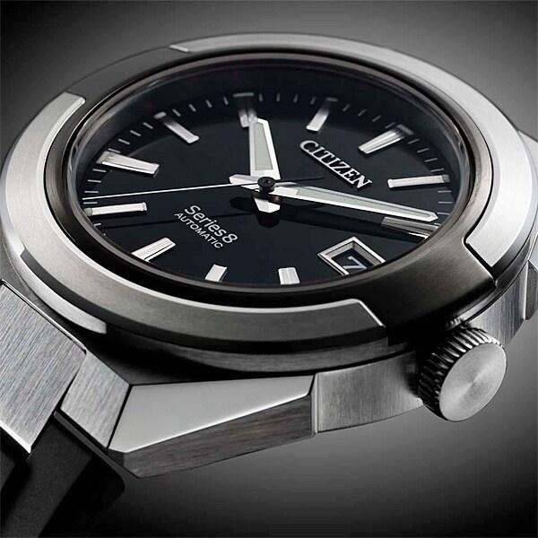 Citizen Men's NA1004-10E ( Watch Series 8 Mechanical 870 Mechanical) Round Watch Silver Analog
