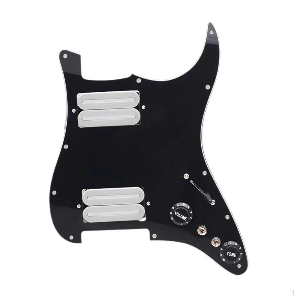 Electric Guitar Pickguard Pickup Pre-Wired Assembly Wiring Loaded for ST