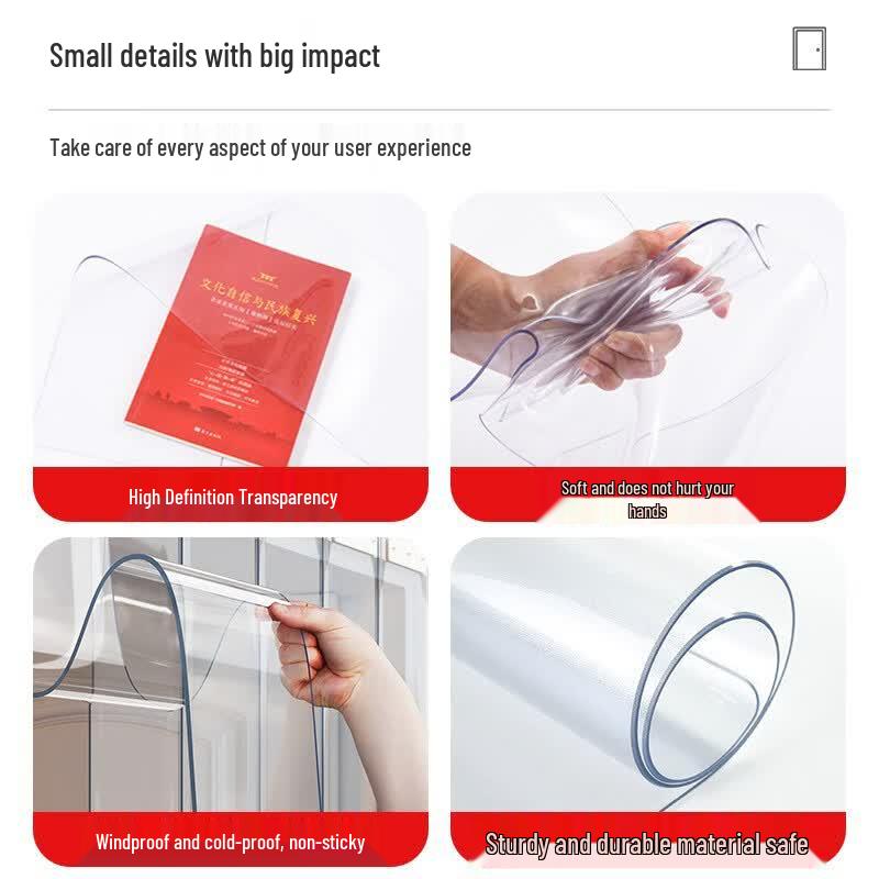 PVC Industrial Soft Transparent Door Curtain