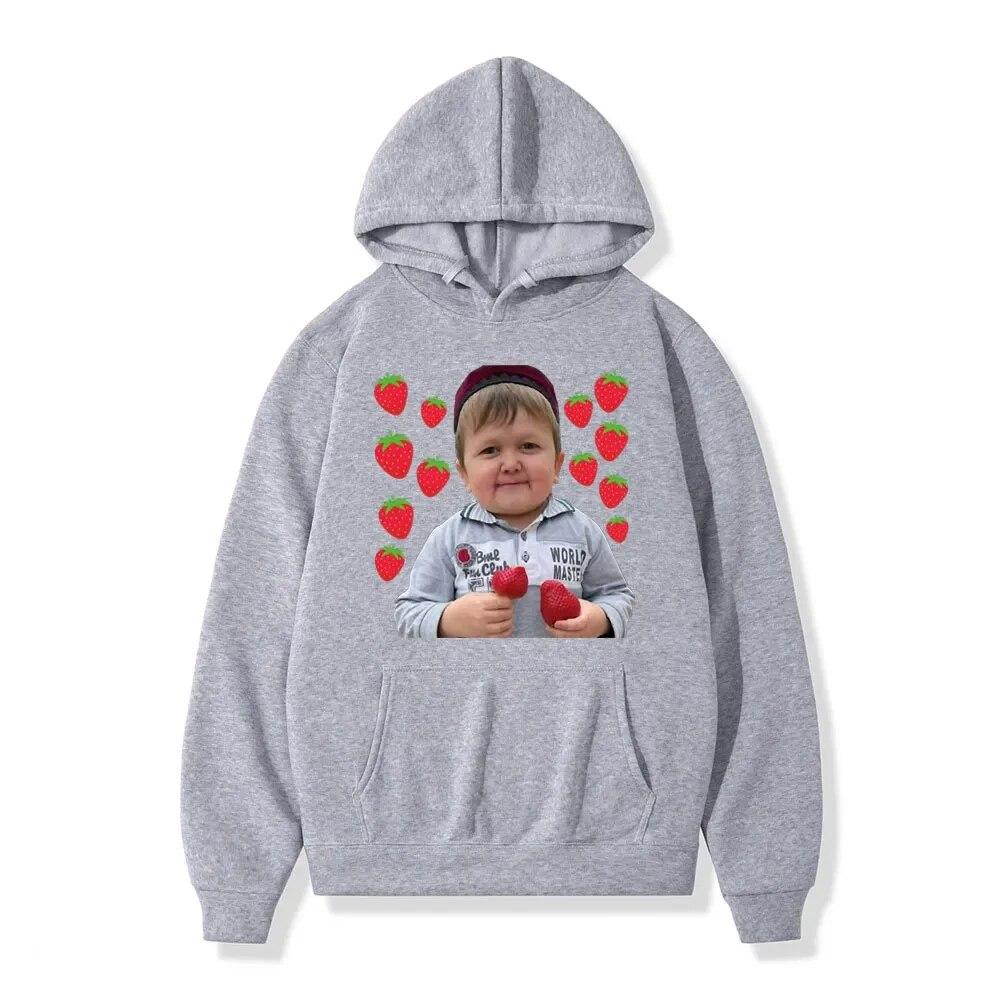 

Hasbulla Fighting Meme Print Pullover The Notorious Mini Khabib Blogger Sweatshirts Unisex Women Fashion Casual Oversized Hoodies Unisex
