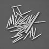 50/100Pcs Double-Headed Seamless Nails with Sleeve Tool Non Marking Baseboards Skirting Thread Double-sided Invisible Screws