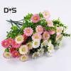 Outdoor Artificial Daisies Flowers Fake Flowers for Indoor UV Resistant Waterproof Realistic Faux Flower Bouquets Outside Hanging Plants Garden Porch