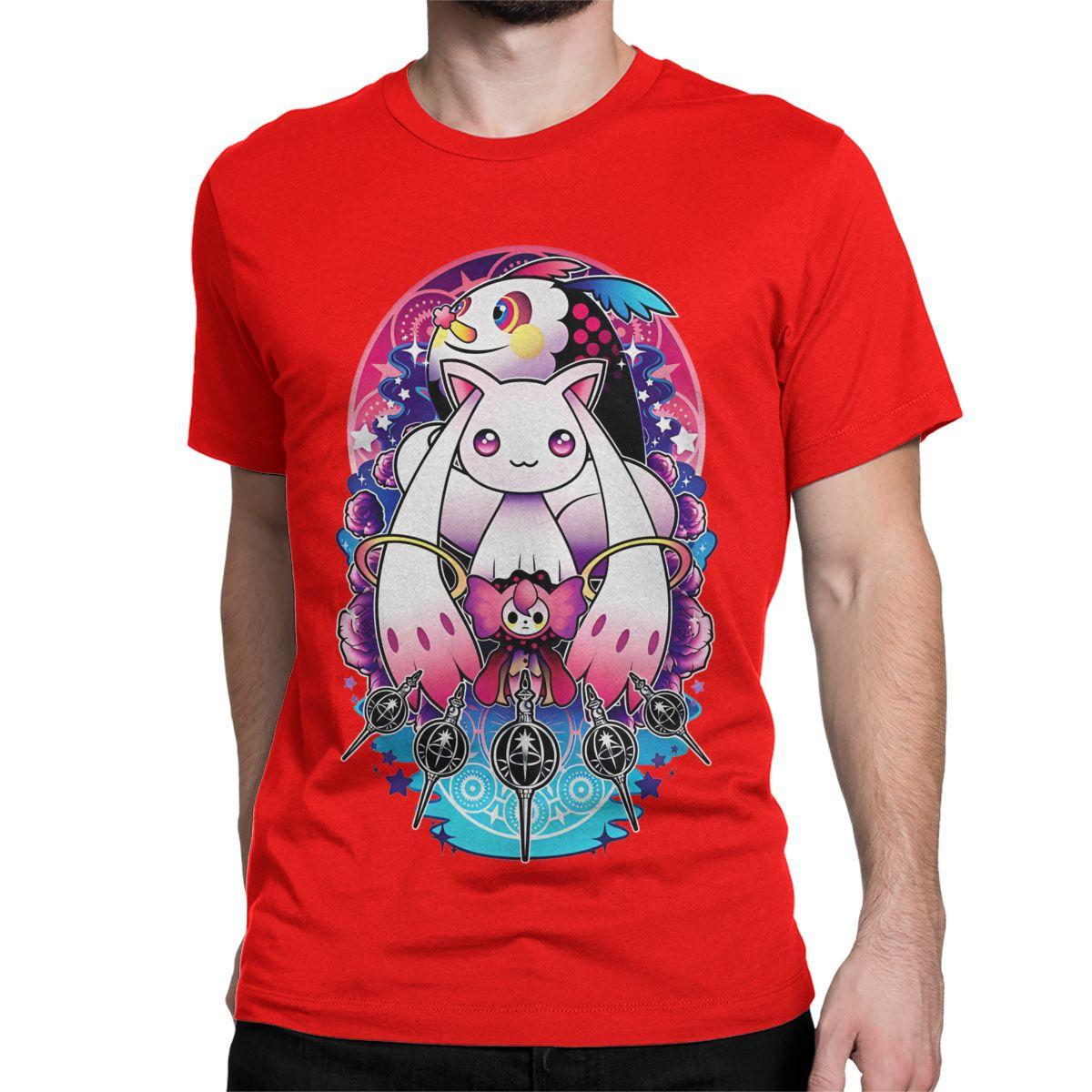 

Humorous Charlotte Contract Puella Magi Madoka Magica T-Shirt Men Women 100% Cotton T Shirt Kyubey Short Sleeve Tee Shirt Tops S