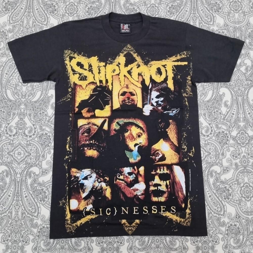 Slipknot Band T Shirt Sicnesses Size Medium Graphic Print Tee