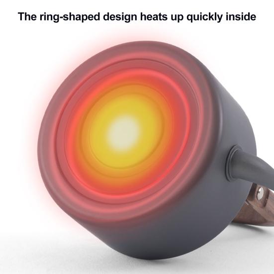 1.2L Aluminum Alloy Camping Kettle with Anti-Scalding Wooden Handle Portable Lightweight Outdoor Traveling Hiking Picnic Coffee Pot Tea Kettle