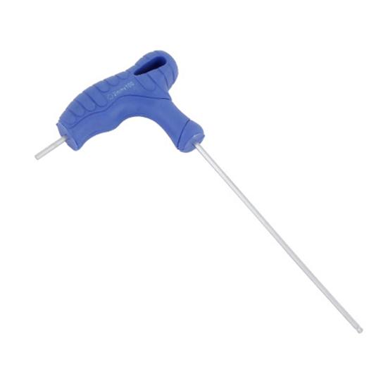 Small Space Operation Tool T-Handle Hex Wrench, Professional Ergonomic Grip Metric Extended Shaft Industrial Equipment Maintenance Wrench for