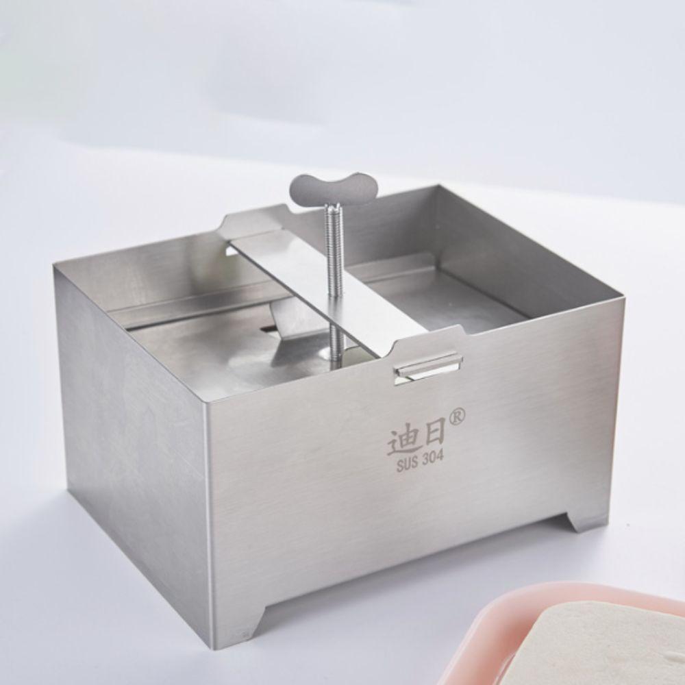 304 Stainless Steel To Fu Press Mould with Drain Hole Soybean Curd Maker Yogurt Filter  Home