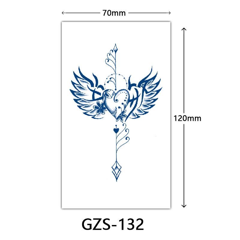 Herbal Juice Tattoo Sticker, Back Of Hand Juice Semi-Permanent Tattoo Sticker, Sweat-Proof Tattoo