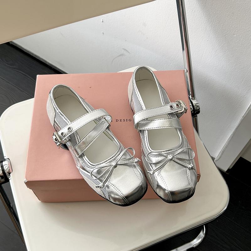 Fashion Fashion Square Toe Ladies Mary Janes Flats Shoes Female Buckle Strap Footwear Shallow Women Flats Lolita Shoes 2025 Autumn