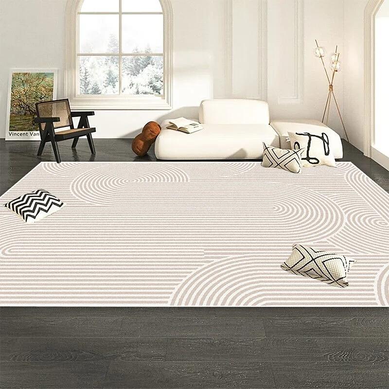 Modern Minimalism White Carpet Living Room Light Colored Luxury Bedroom Decoration Large Rug Lounge Cloakroom Non-slip Floor M