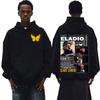 Rapper Eladio Carrion Sauce Boyz 2025 Tour Merch Sweatshirt Streetwear Men Women Casual Oversized Hoodie Fashion Hip Hop Hoodies