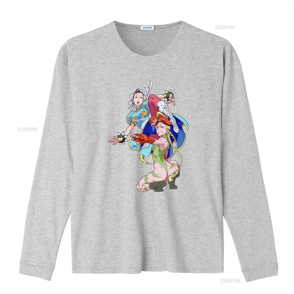 Chun Li Cammy Kung Fu Fighting Premium T Shirt Characters Art s vintage Washed graphic Stretched Slightly Soft Unisex