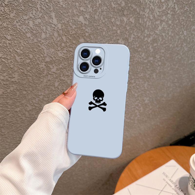 Skull Graphic Phone Case For iPhone 17 Pro Max Air 16 16e 15 14 13 12 Mini 11 Pro Max Plus X XS MAX XR Back Cover
