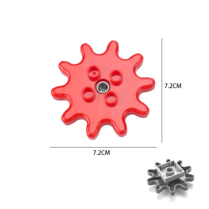 Big Building Blocks Playground Parts Slide Ladder Gear Swing Compatible Bricks Baby Assemble Interactive Toys Gift