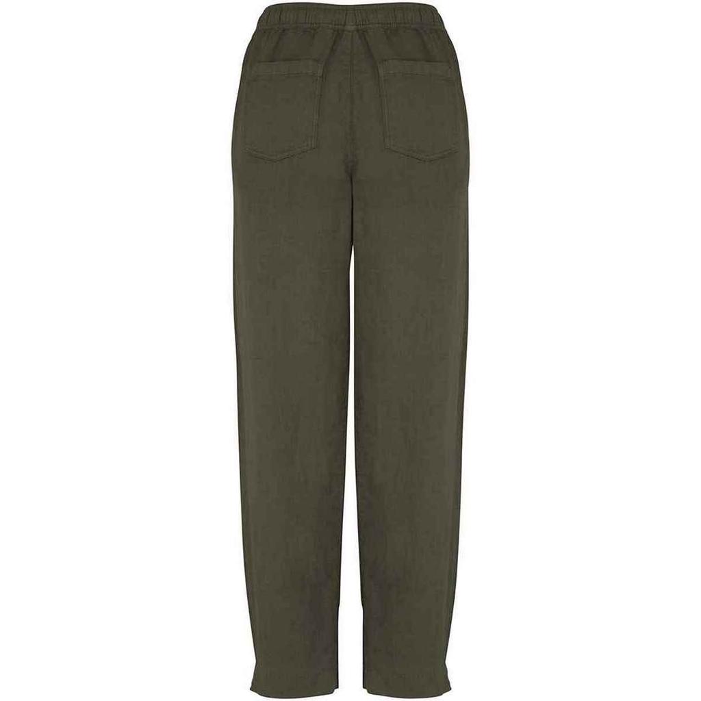Spasso Womens/Ladies Washed Trousers
